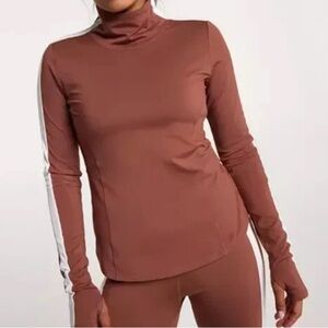CALIA COLD WEATHER TURTLENECK: ROCKY MOUNTAIN BROWN: NEW WITH TAGS: SIZE XS